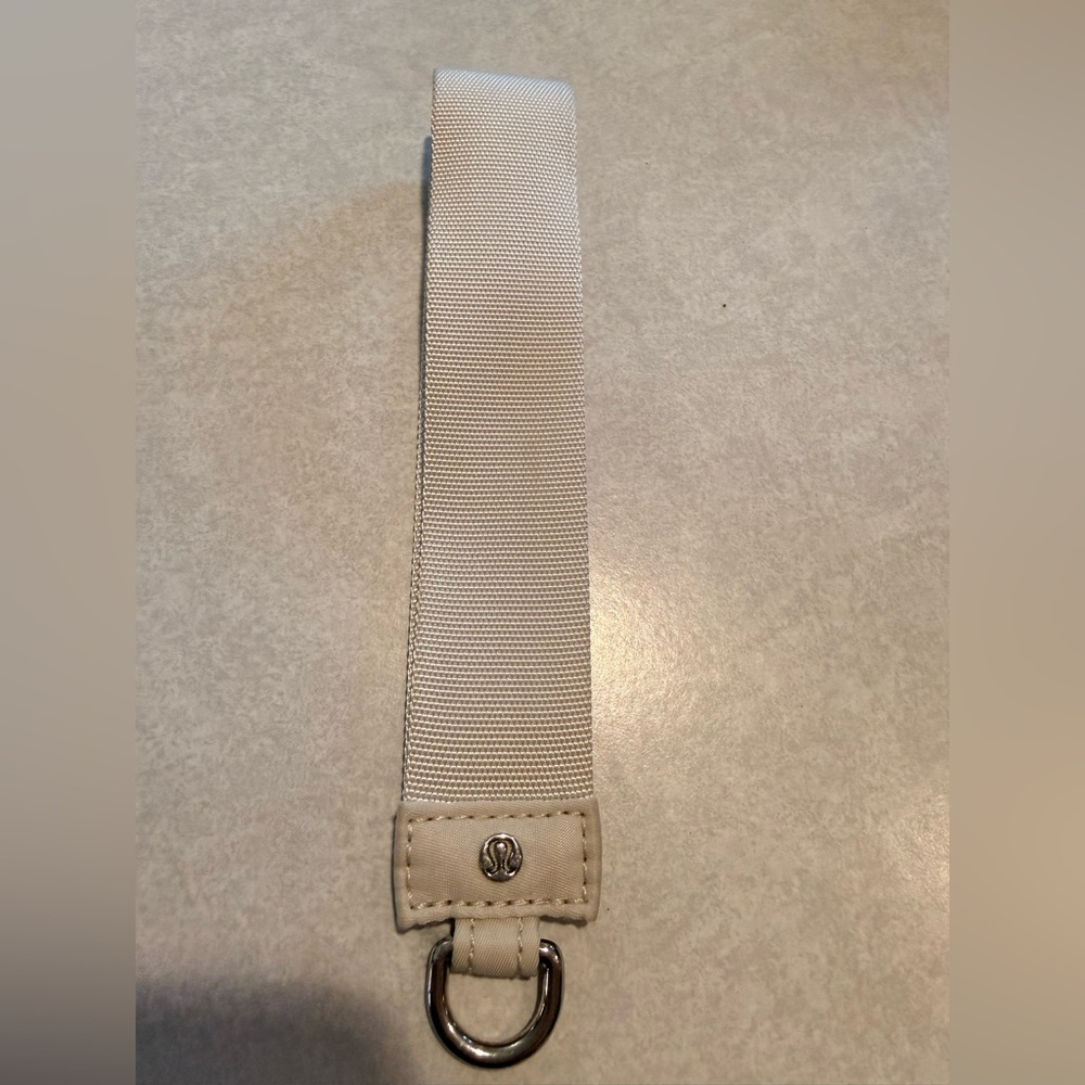 lululemon athletica Cream Key Holder